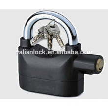 Fashion Style Black Water Proof Alarm Padlock